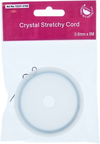 Elastic Wire 0.8 mm 8 m Black