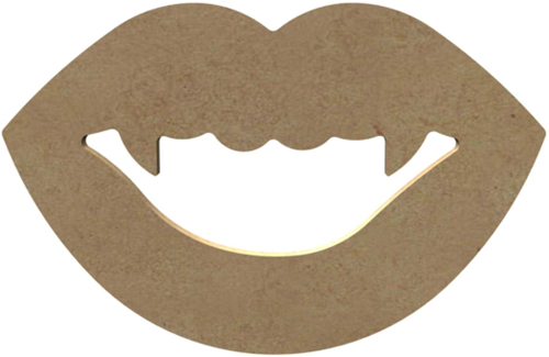 MDF Figuur Vampier Mond 15 cm