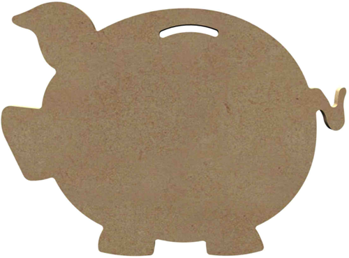 MDF Figuur Spaarvarken 15 cm