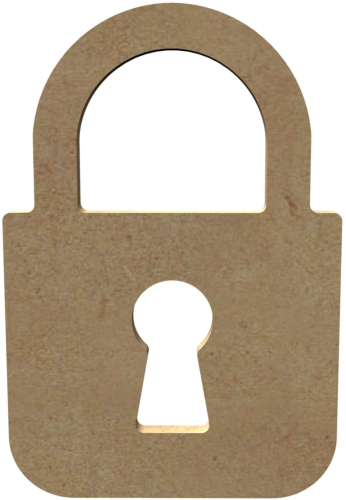 MDF Figuur Hangslot 10 cm