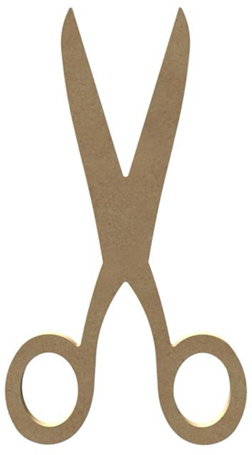 MDF Figuur Schaar 15 cm