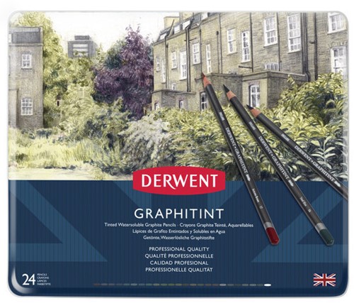 Derwent Graphitint Potloden 24 Stuk
