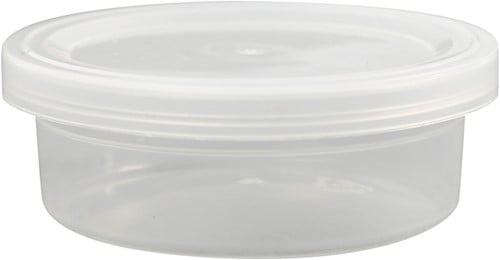 CC Plastic Potje met Deksel 24x68 mm 45 ml 20 stuks