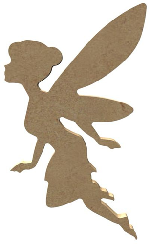 MDF Figuur Vliegende Fee 15 cm