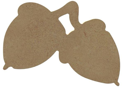 MDF Figuur Eikels 15 cm