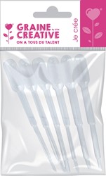 PACK OF 6 PIPETTES 8.5 CM - 0.5 ML