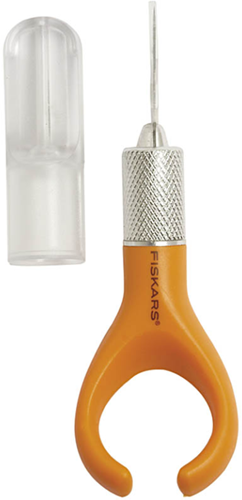 Fiskars Finger Tip Mes Oranje