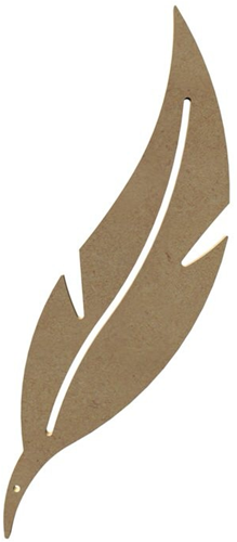 MDF Figuur Brede Veer 31 cm
