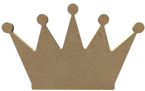 MDF Figuur Kroon 15 cm