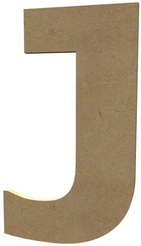 Gomille MDF Hoofdletter J 20 cm