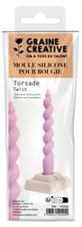 TWIST SILICONE CANDLE MOULD