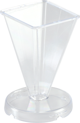 MEDIUM INJECTION MOULDED CANDLE MOLDS PYRAMID - H 75 MM - 48X48 MM