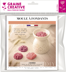 FLOWERS WAX MELT MOULD