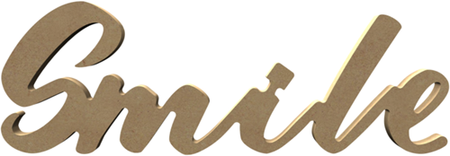 Gomille MDF Smile 39x13 cm