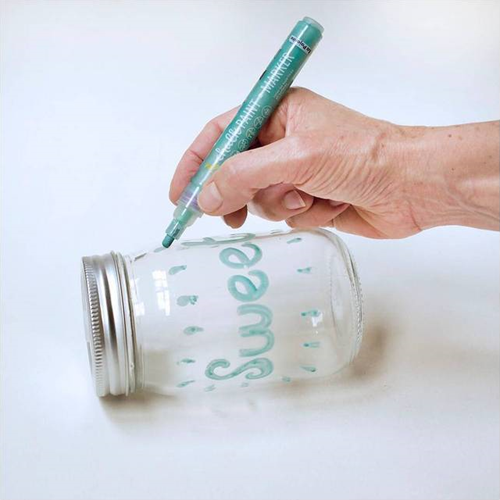 La Pajarita Chalk Paint Marker White-2