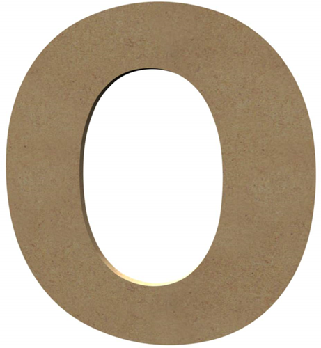 Gomille MDF Hoofdletter O 20 cm