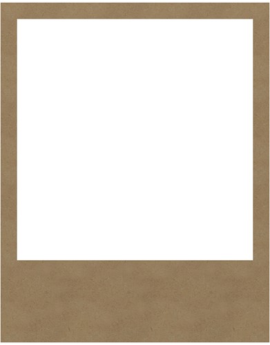 Gomille MDF Figuur 49x62 cm Photobooth Lijst Polaroid