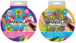 Mandala Kleurboek Rond 15 cm 2 stuks