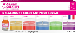 LIQUID COLOURING 5 BOTTLES - 27 - ML ASSORTED COLOURS