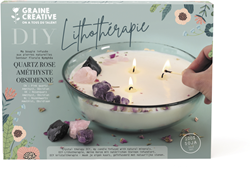 GC DIY Kit Edelstenen Therapie Kaars XXL