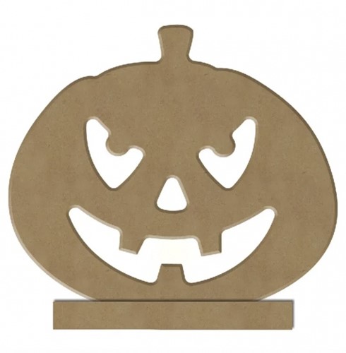 Gomille MDF Waxinelichthouder Pompoen 12x8,7x11 cm