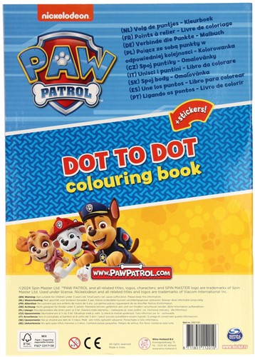 Coloring book Dot to Dot Paw Patrol-2