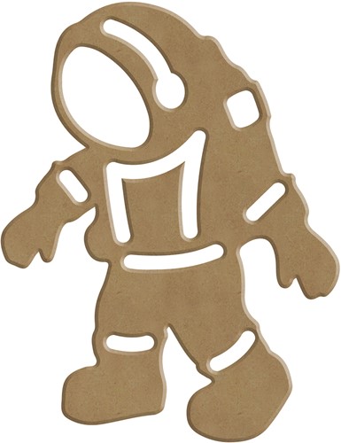 Gomille MDF Figuur 10x13 cm Astronaut