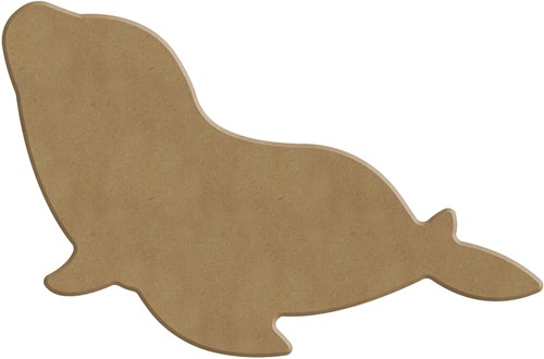 Gomille MDF Figuur 15x10 cm Zeehond
