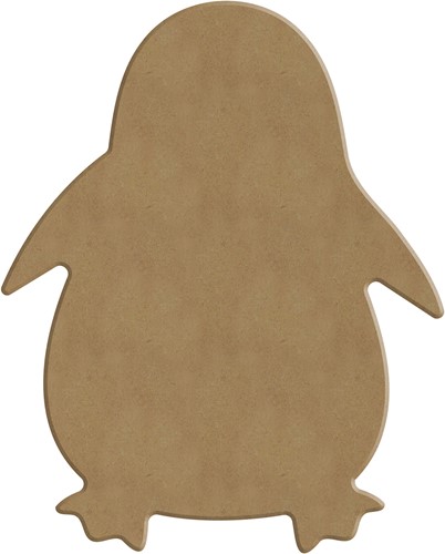 Gomille MDF Figuur 12x15 cm Pinguin
