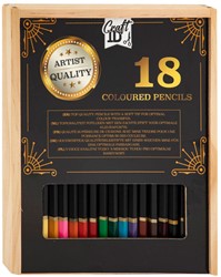 Craft ID Luxe Kleurpotloden Set 18 stuks