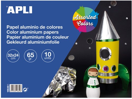 Apli Blok Aluminiumpapier 32x24 cm 10 vel