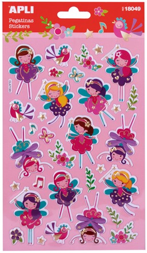 Apli Stickers Vel Feeën 32 stuk