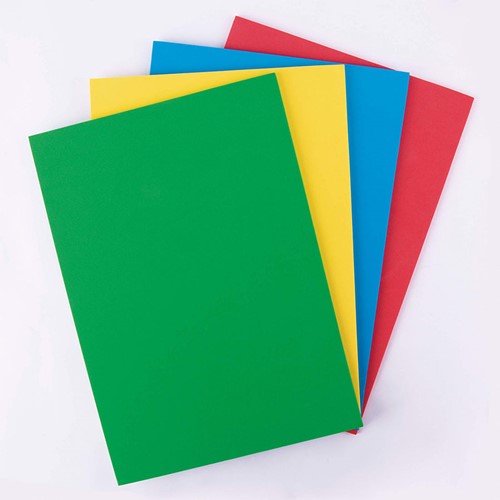 Apli EVA Foam A4 Groen Geel Blauw en Rood - 5 mm - 4 stuk