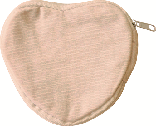 GC Katoenen Portemonnee Hart 10x10x0,3 cm