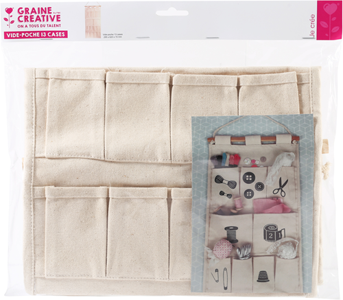 13 STOWAGE COMPARTMENTS IN COTTON 295x620x15mm