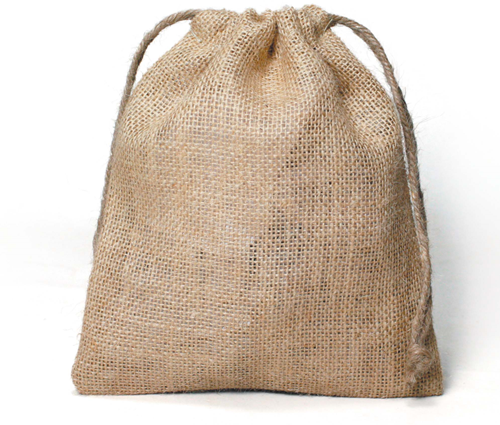 GC Jute Zak met Touw 24x29 cm