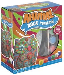 Craft set Owl Stone Painting