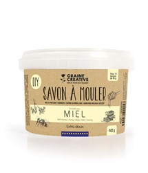 DIY - BASE FOR MAKING SOLID SOAP - HONEY - 500GR POT
