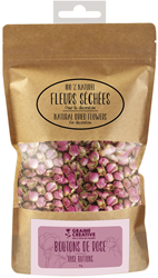 BAG 15G DRY FLOWERS DECO ROSE BUTTONS