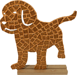 Mosaic package Dog Brown 27 cm