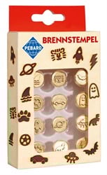 Pebaro Brandstempels 12 stuks Raket Ufo