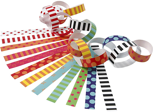 Colortime Slinger Stroken Bedrukt 16 cm