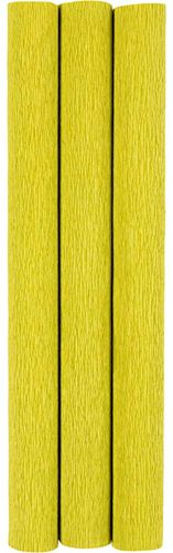 CC Crepe Paper, light green, 25x60 cm, Crêpe ratio: 180%, 105 g, 3 sheet/ 1 pack