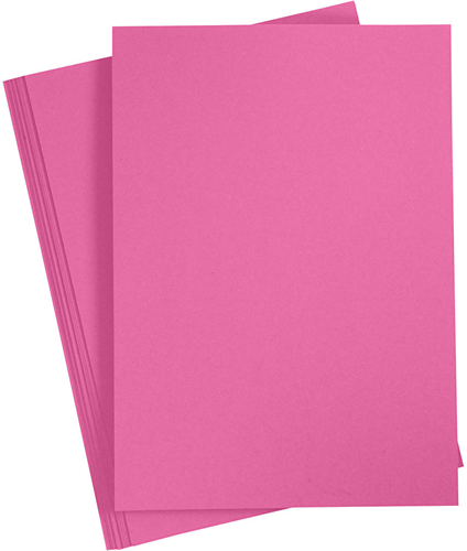 CC Gekleurd Karton A4 Roze 20 vel