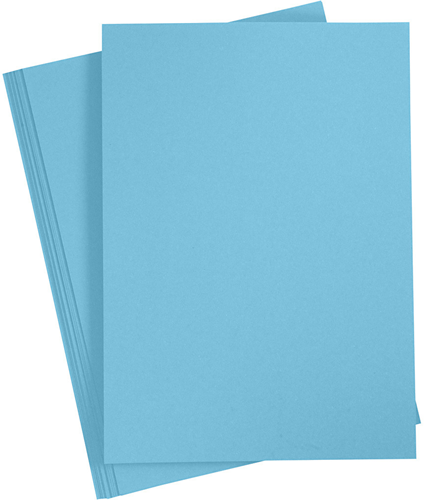 CC Gekleurd Karton A4 Helder Blauw 20 vel