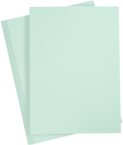 Happy Moments Gekleurd Karton A4 210 gr Pastel Groen 10 vel