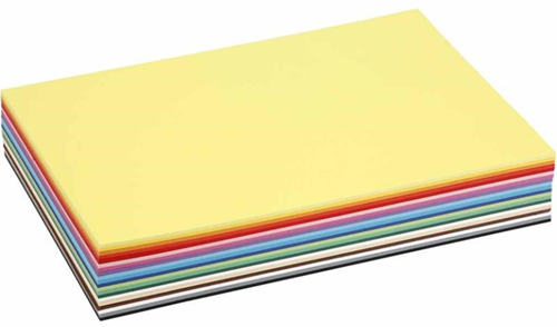 Colortime Gekleurd Karton A4 30 Vel