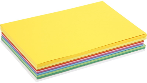 Colortime Gekleurd Karton A4 Happy 300 vel