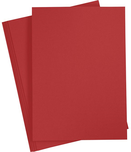 Happy Moments Gekleurd Papier A4 80 gr Rood 20 vel