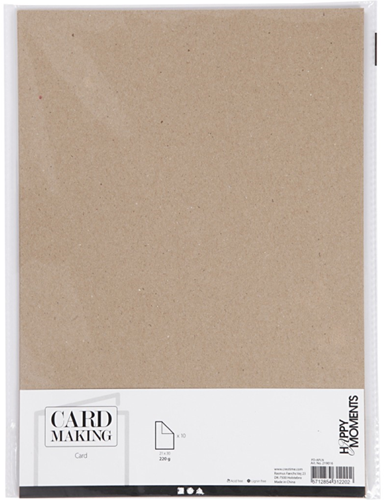 Happy Moments Gekleurd Karton A4 220 gr Naturel 10 vel-2